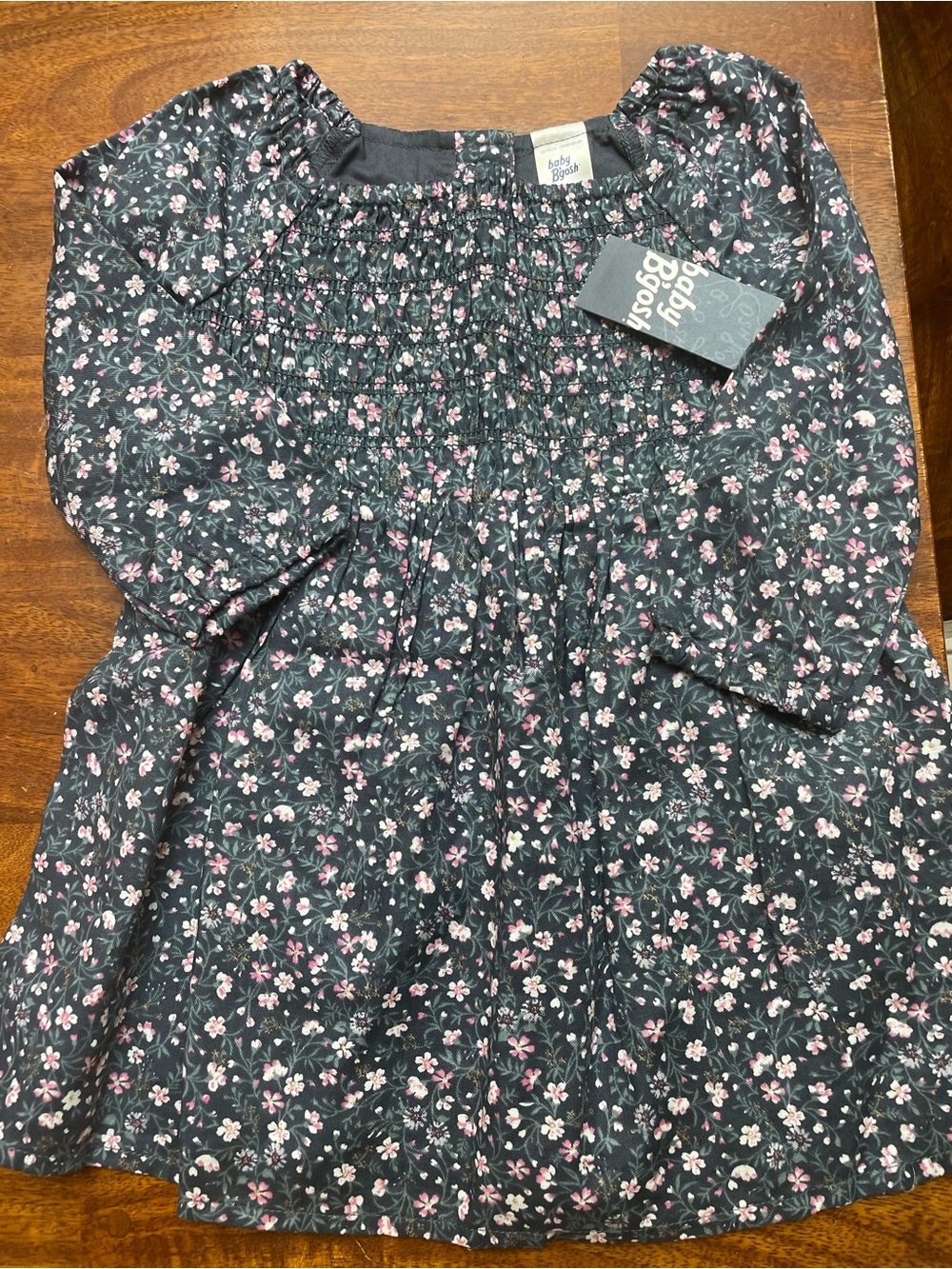 Oshkosh b’gosh floral long sleeve dress size 18 months nwt
